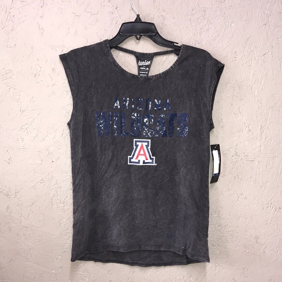 Arizona Wildcats Mineral Wash Muscle Tee NWT M - Picture 3 of 5